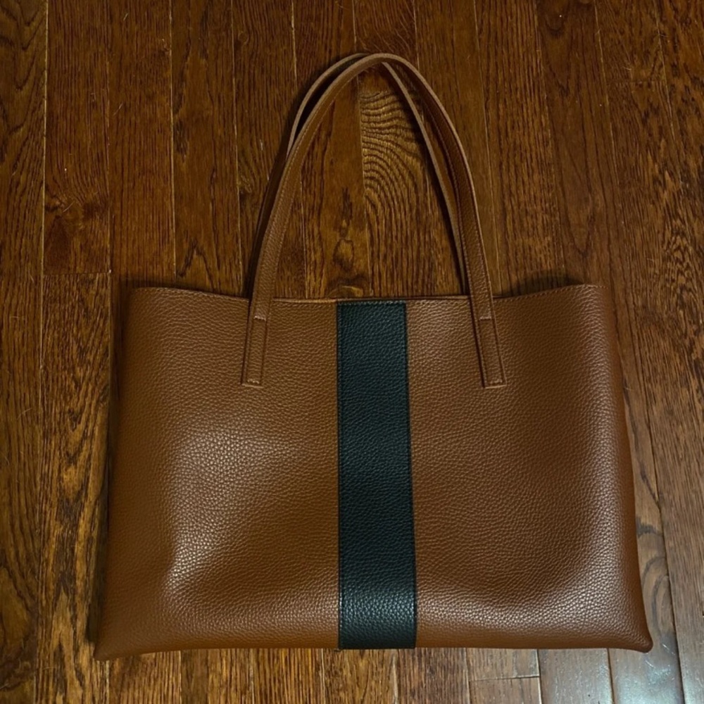 Vince Comuto burgundy tote